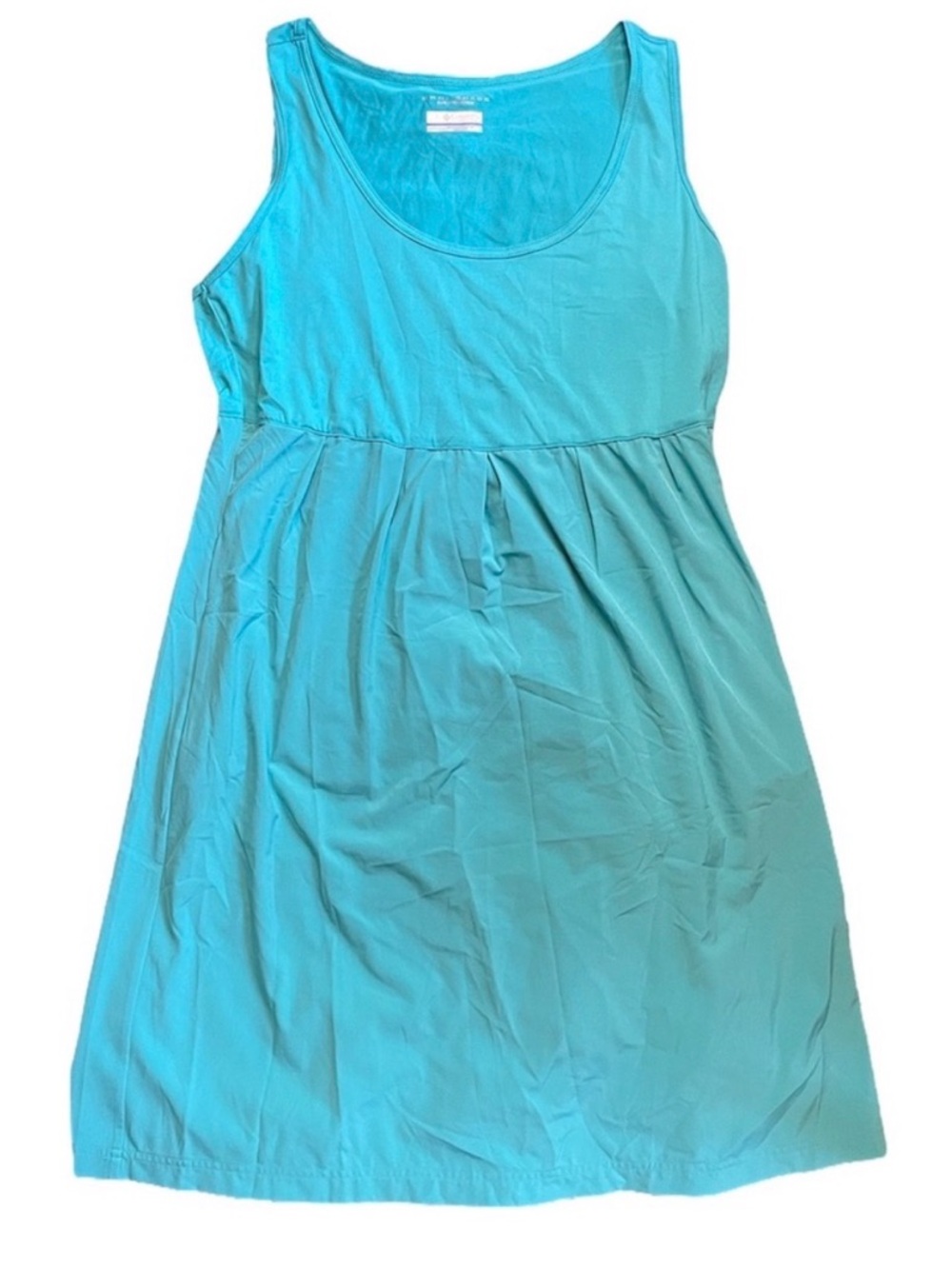Columbia Turquoise Sleeveless Mini Dress